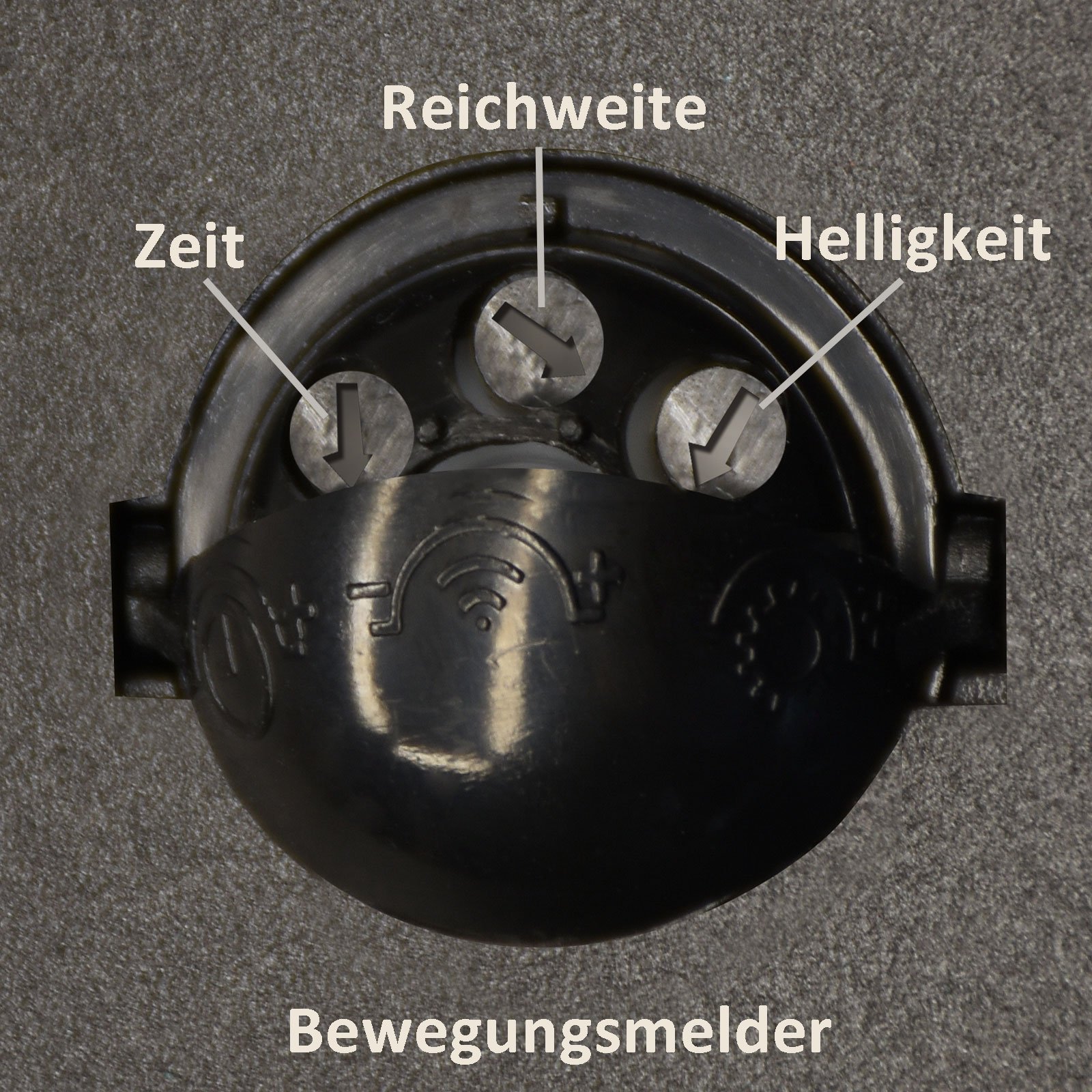 Maxkomfort LED Außenleuchte mit Bewegungsmelder IP54 Außenlampe Wandleuchte Flurleuchte Badleuchte Schwarz 10W 695 Lumen 337A1