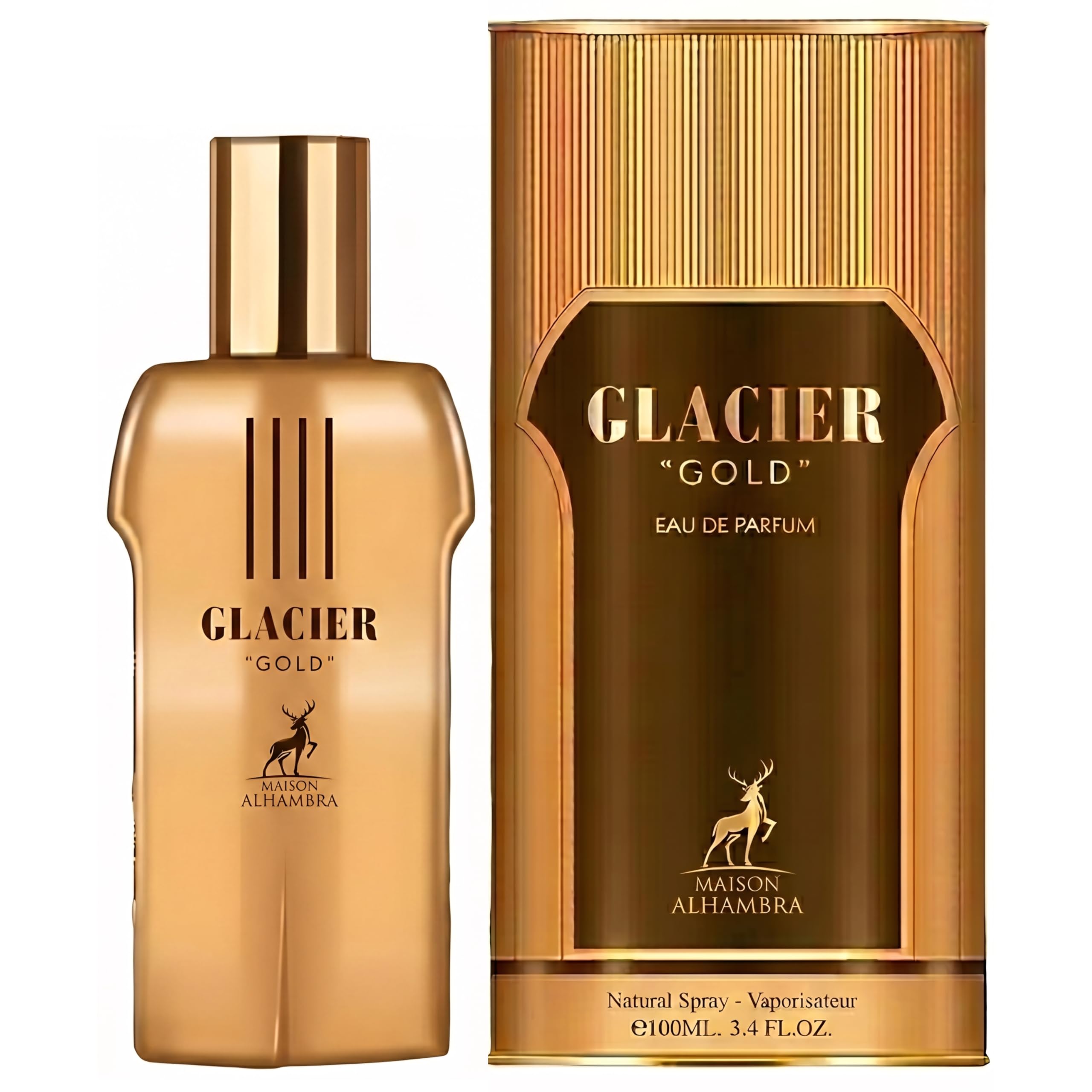 Maison Alhambra Glacier - Gold Eau de Parfum Spray Unisex - 3.4 oz
