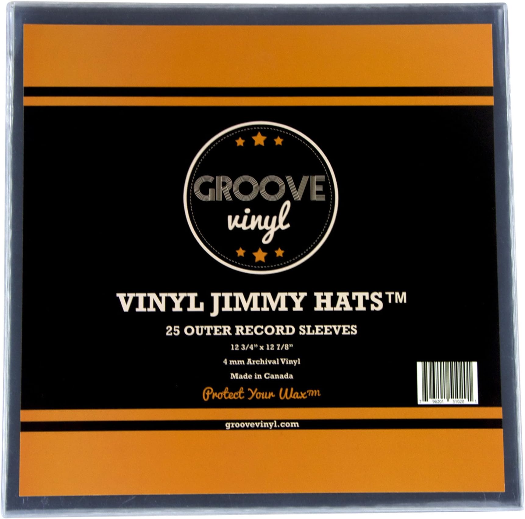 Outer Record Sleeves for 12 Inch Vinyl Records (25, 12 Inch Standard)