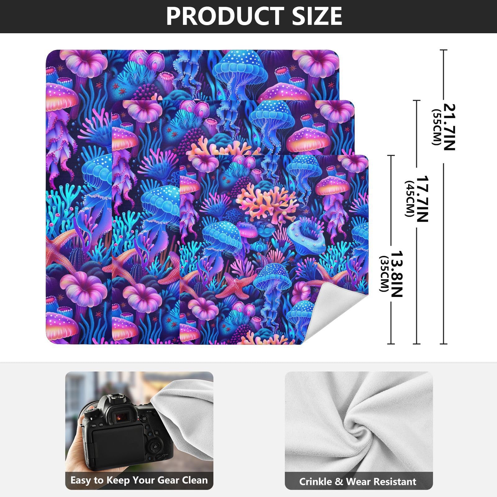 ODAWA Floral Coral Reef Jellyfish 17.7