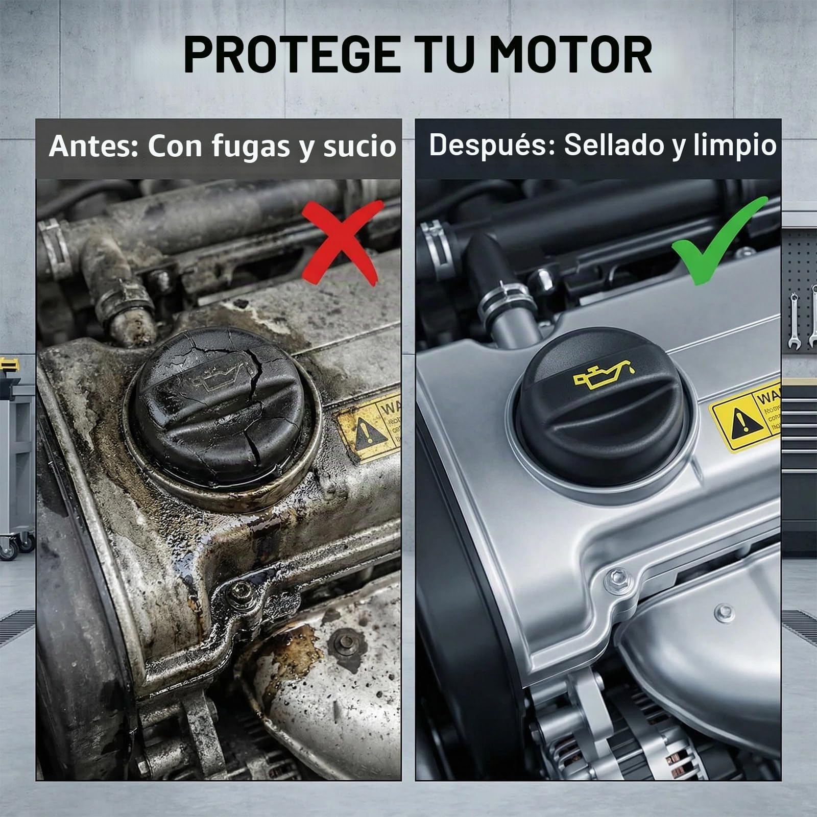 Tapón De Llenado De Aceite De Motor De Alta Calidad - Compatible Con Citroën C2, C3, C4, Xsara Y Peugeot 207, 208, 301, 308, 508, 2008, 3008, 5008, Durabilidad Óptima