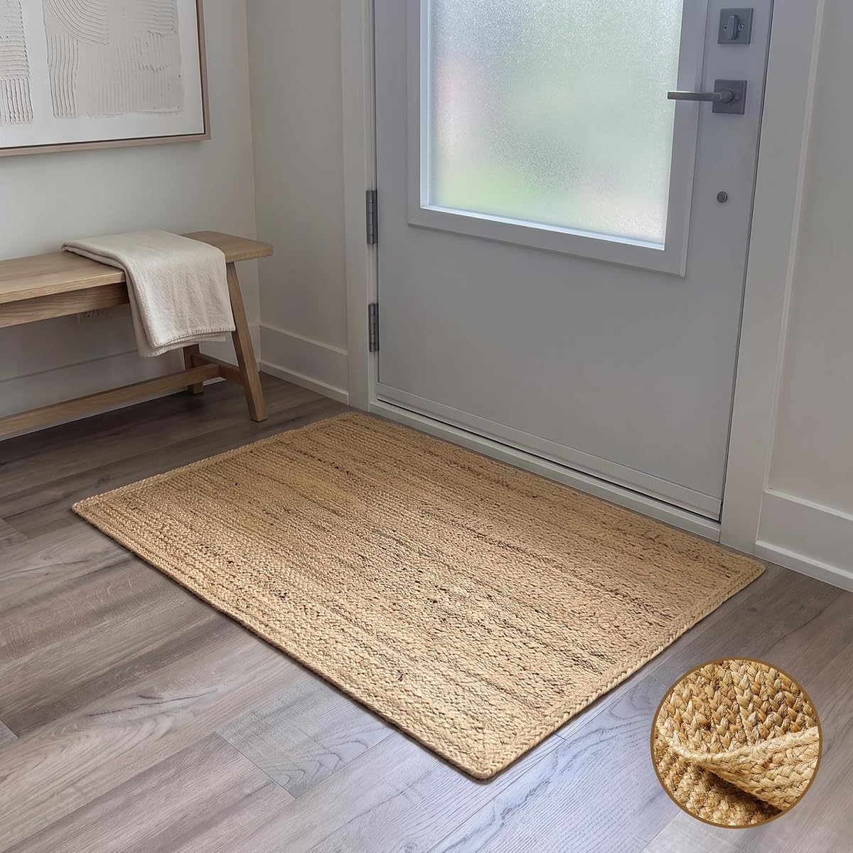 Earthy Jute Rug