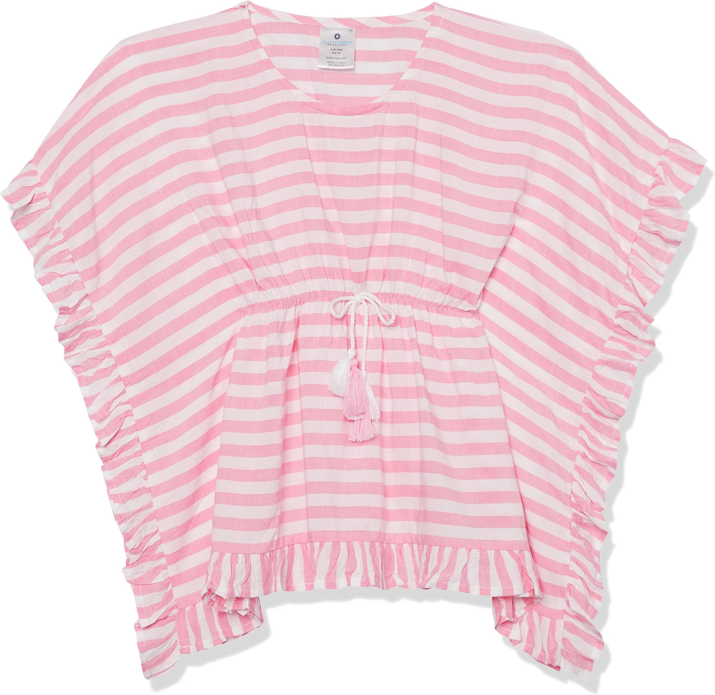 Snapper Rock Girls' Pink Stripe Cover-up (Little Big Kids)