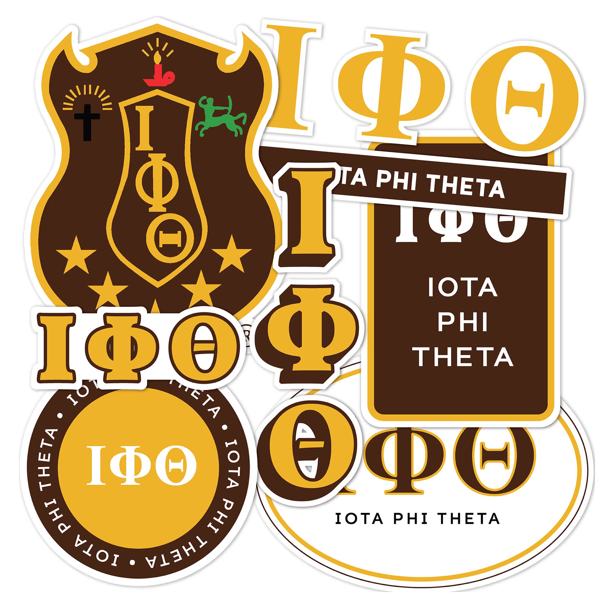 Desert CactusDesert Cactus Iota Phi Theta Standard Sticker Sheet Decal Laptop Water Bottle Car (Full - Standard)
