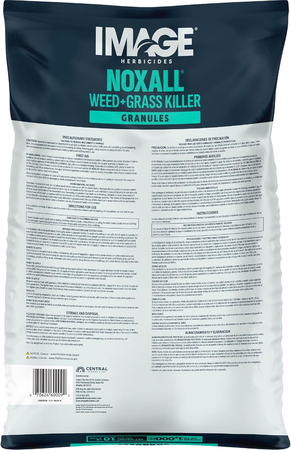 Lilly Miller 100502679 Noxall Ready to Use Granular Vegetation and Weed Killer, 10-Pound