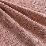 YAERTUN Chenille Jeter des couvertures d'oreiller 12x20 Ensemble de pouces 2 Texturé Broadside Soft Cozy Velvet Coussin Couvertures Modern Farmhouse Boho Oreiller décoratif Étuis pour canapé lit Canapé Salon Rose poussiéreux
