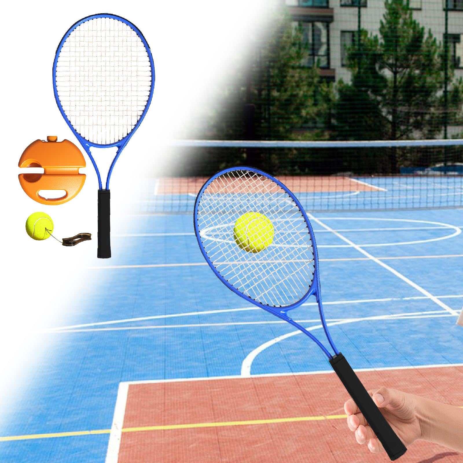 Pallina per Allenamento Individuale per Adulti con Corda, Dispositivo di Allenamento Tennis per Esercizi All'aperto