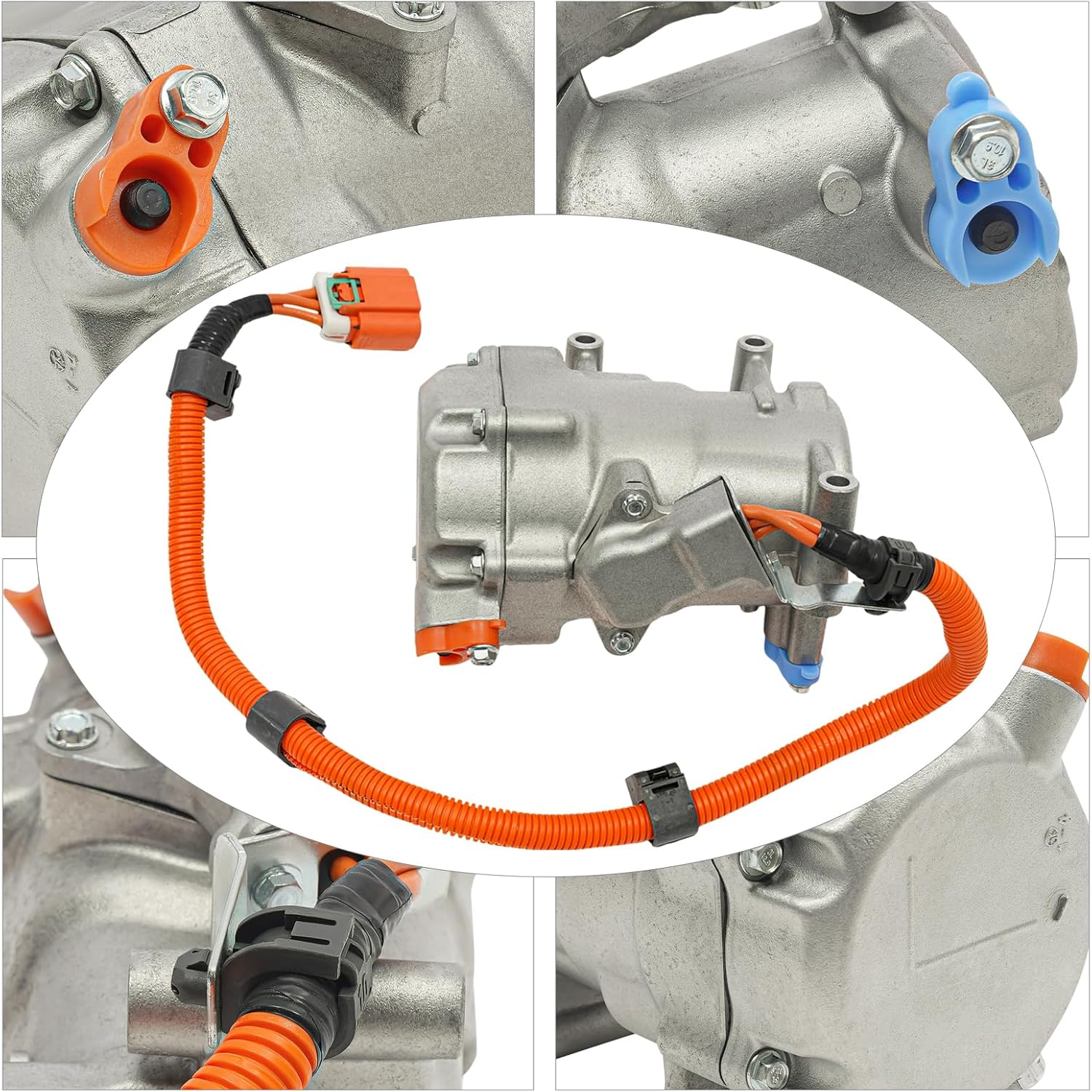 A/C Compressor for 2004 2005 2006 2007 2008 2009 Toyota Prius Air Conditioning Compressor 042000-0194, 042000-0197