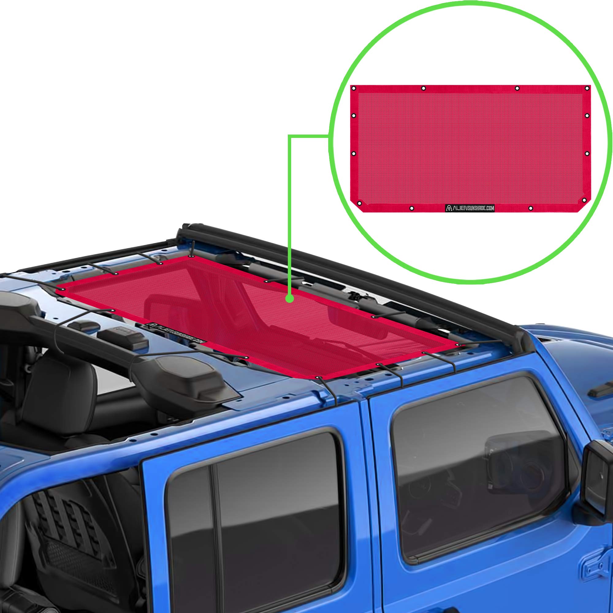 Buy Alien Sunshade Jeep Wrangler JL & JLU (2018 Current) Front Mesh