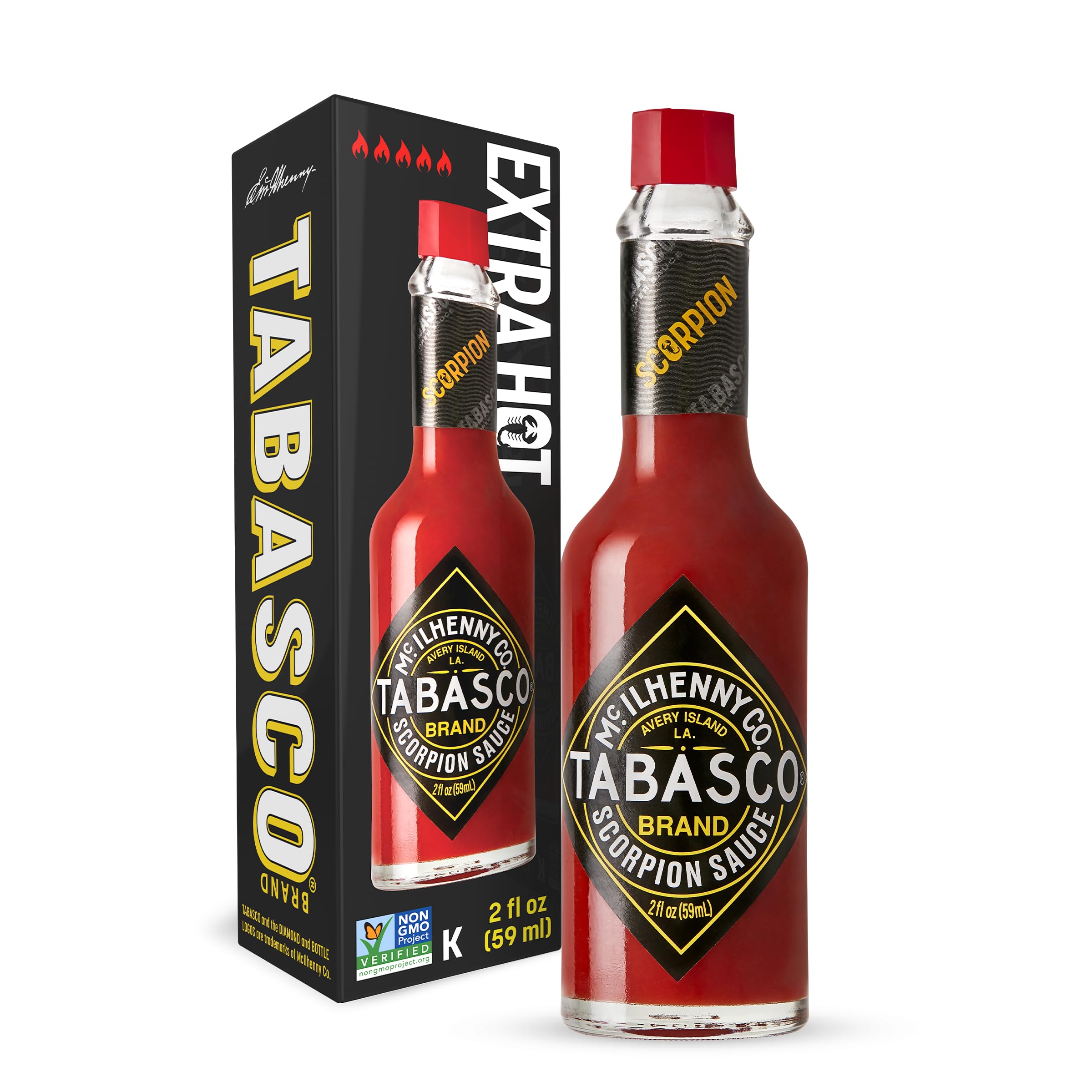 Amazon.com : TABASCO Brand Scorpion Hot Sauce, Extra Hot, 2 Oz