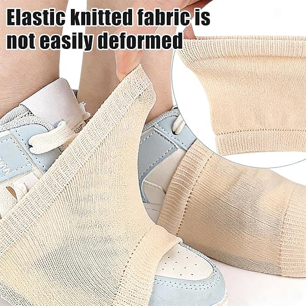 MUU Lot de 3 paires de chaussettes de danse antidérapantes pour danseurs, couvre-chaussures de danse unisexes pour baskets, chaussettes pivotantes pour ballet, hip-hop, danse irlandaise sur sols en - 1