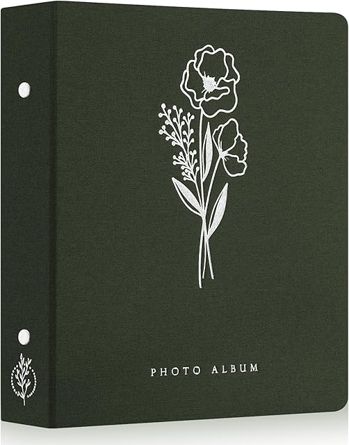 Lanpn Album fotograficzny 11 x 15, 11,5 x 15 cm, na 400 zdjęć, znakomity zestaw albumów na zdjęcia, każdy może pomieścić 400 poziomych i pionowych zdjęć, dla chłopców i dziewcząt (zielony)