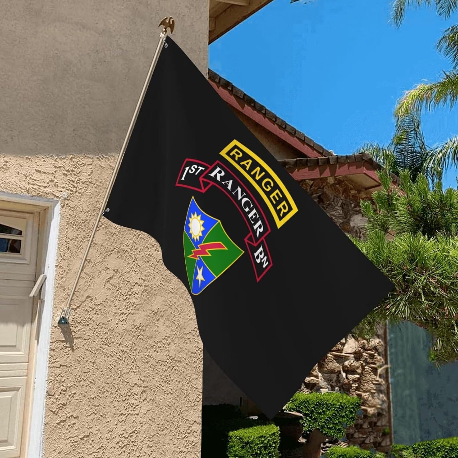 1st Battalion 75th Ranger Flag Indoor Outdoor Yard Decoration Flag 5x8 For Outdoors Garden Flags