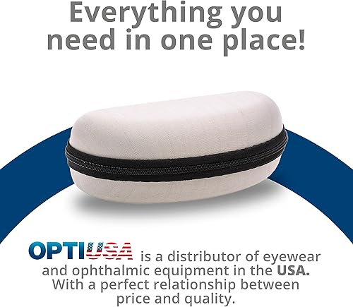 Miniatura 5 de OPTI+  Estuche para gafas de sol  Estuche semirrígido con cremallera  Estuche para gafas de sol Forma ovalada  Estuche para gafas - Estuche para