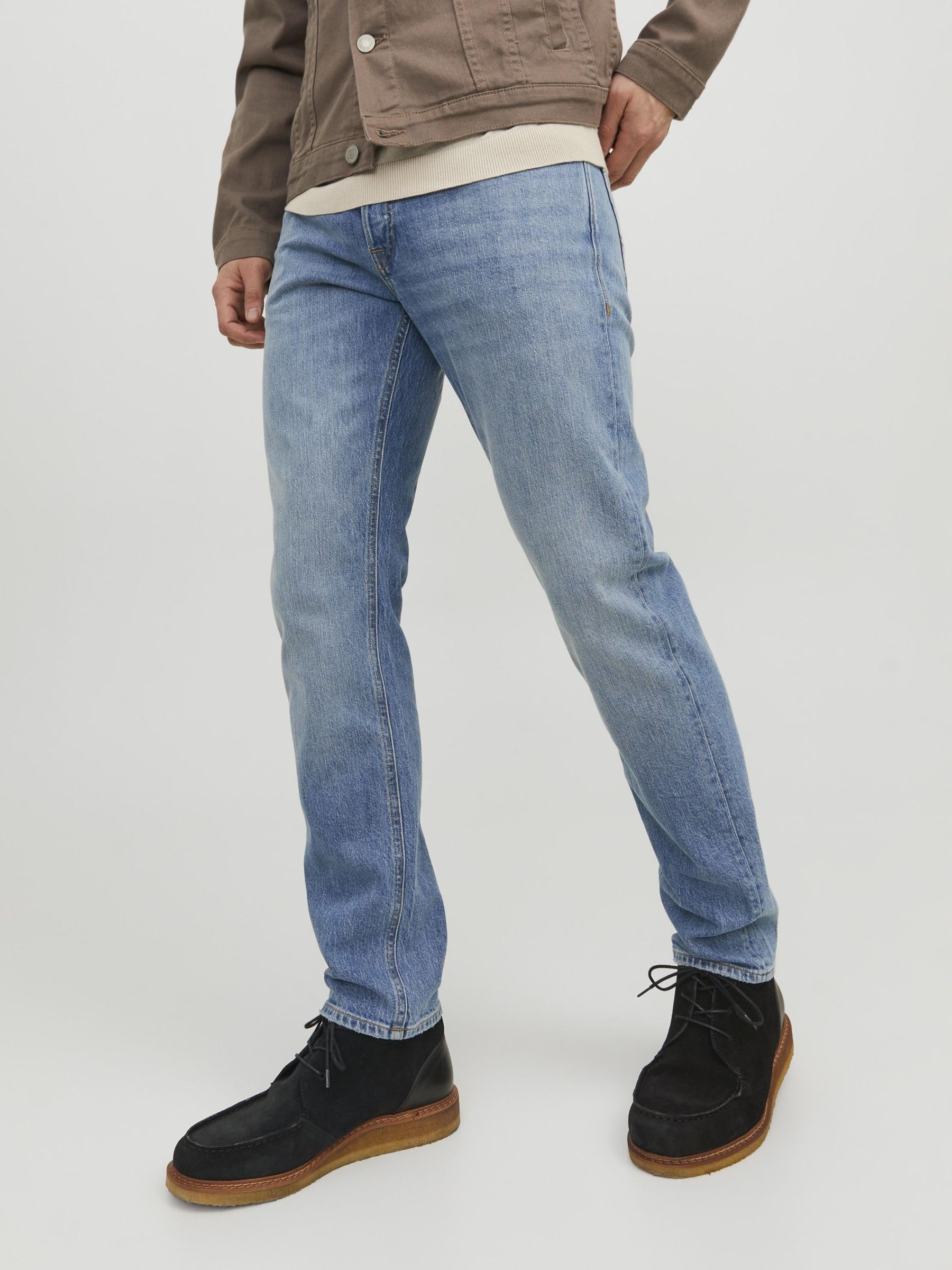 JACK & JONES Tapered Fit Jeans JJIMIKE Jjoriginal SBD 555 Noos Tapered Fit Jeans