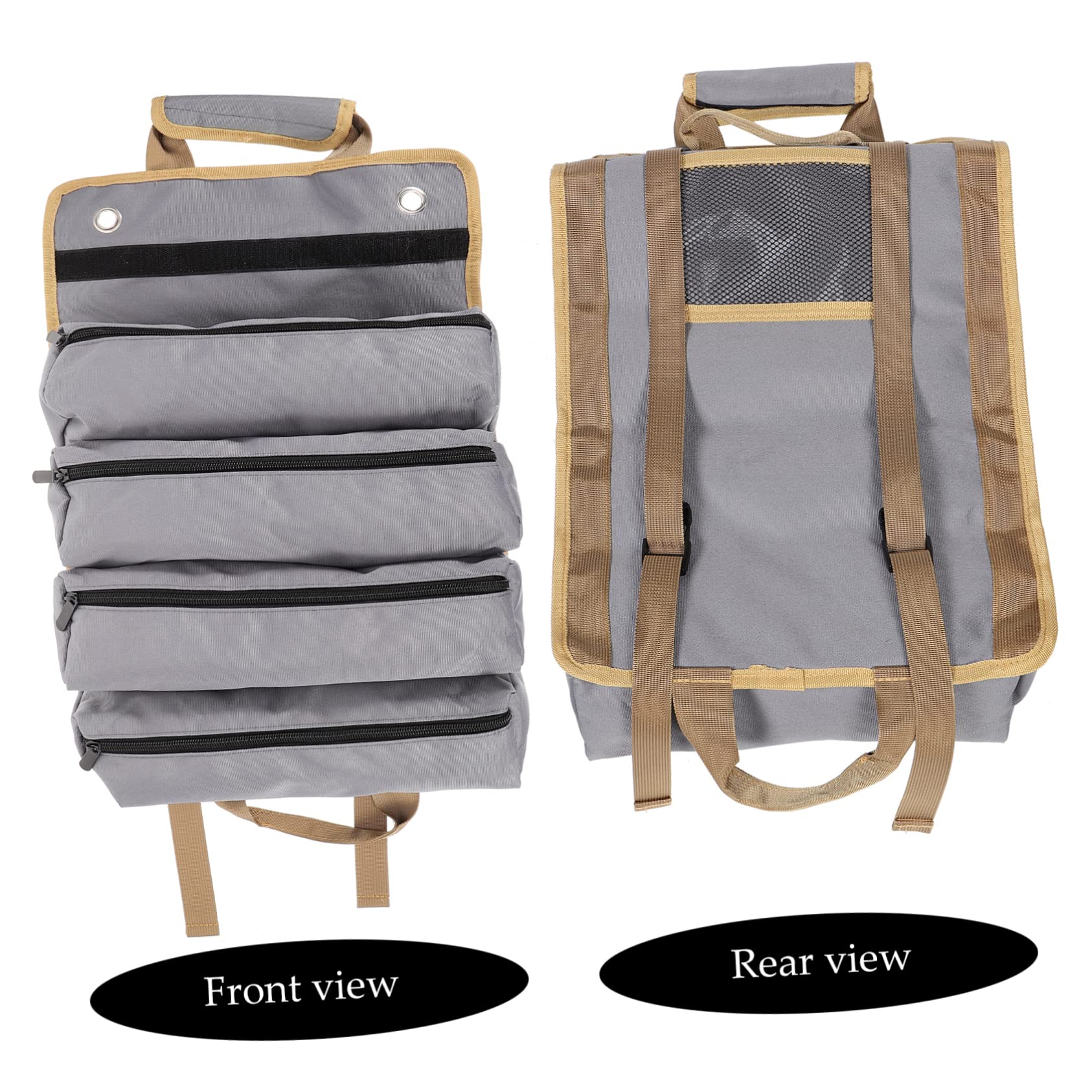 Borsa Portautensili Arrotolabile Oxford Organizer Compatto Per Utensili Pratica e Leggera Per Elettricisti e Falegnami