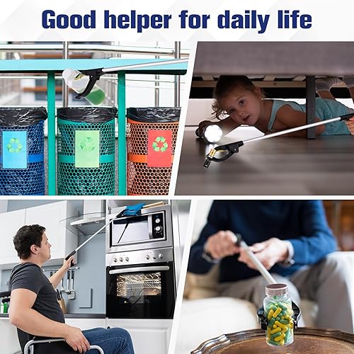 Miniatura 6 de Sabary 20 unidades de recogber Reacher - Recogedor de basura, herramienta a granel, operación de 30 pulgadas, para Navidad, larga para la escuela