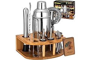 Exclusive 11-Piece Cocktail Shaker Set: The Ultimate Bartender Kit for Your Home or Bar