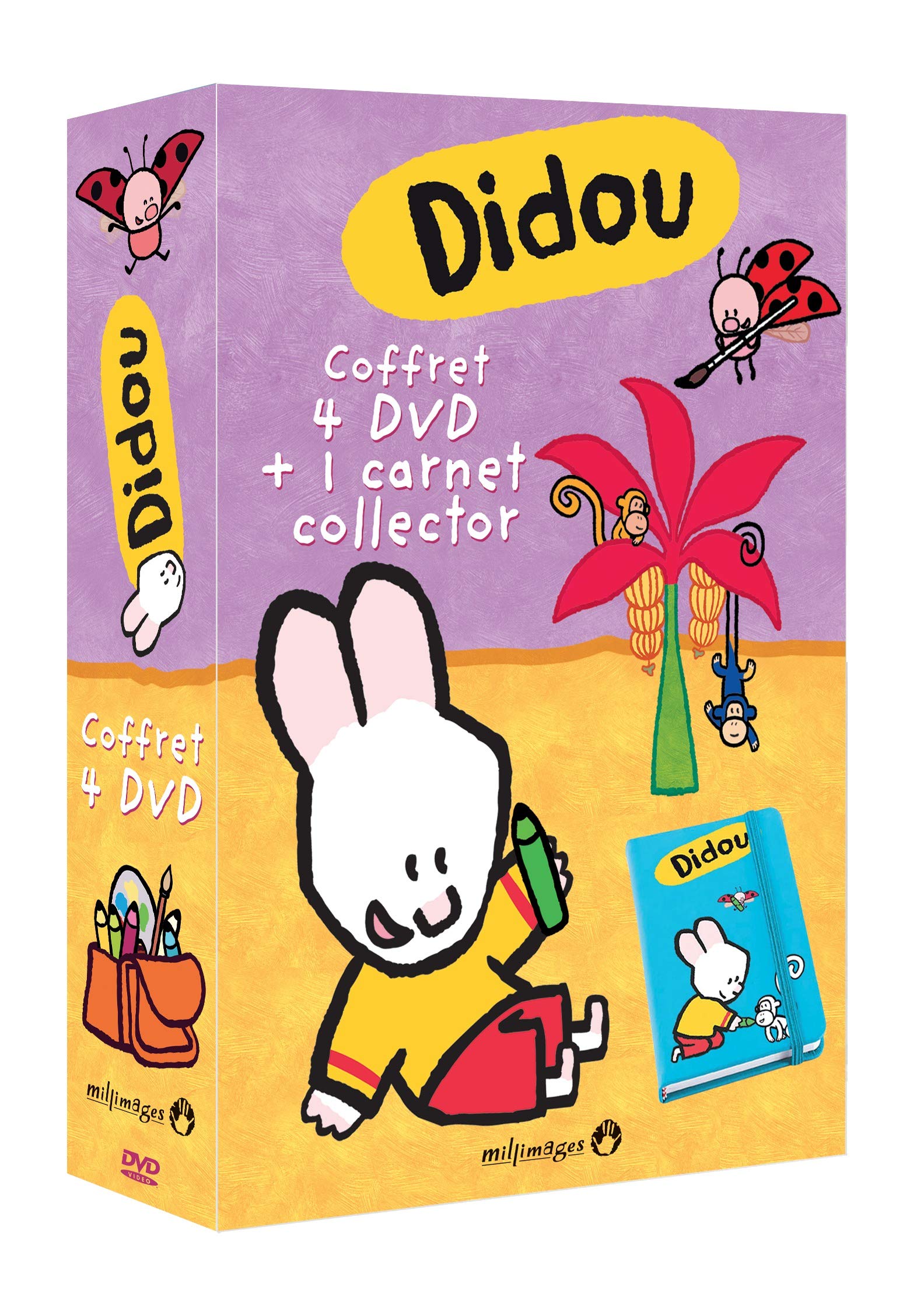 Didou dessine-moi Pack 4 DVD Vol 5 a 8 coleccion de animacion infantil para aprender a dibujar