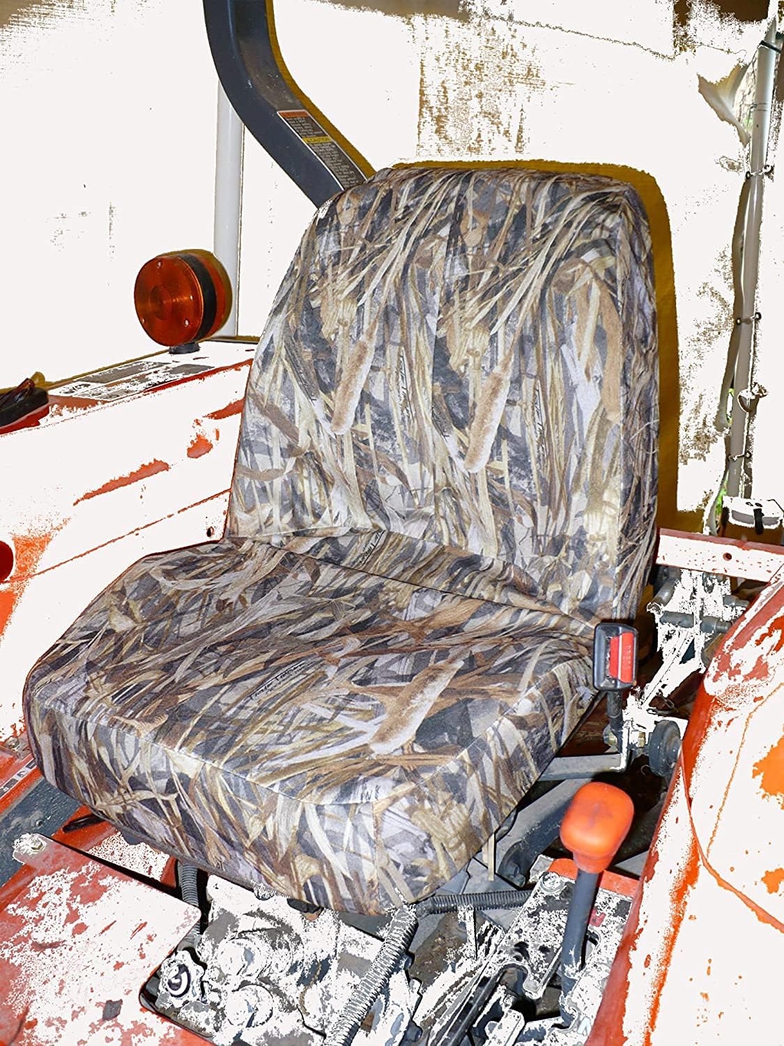 KU21 Durafit Seat Covers For Kubota Tractors L2501, L3301, L3901, L4701 Waterproof Covers In Dark Gray Twill - Foto 5