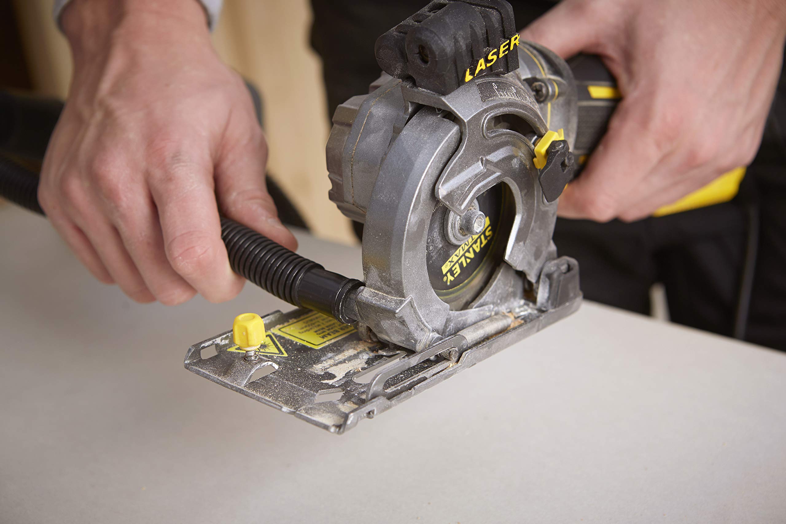 STANLEY FME380K-QS Mini-Sierra Circular de Mano 650W 89mm, 650 W