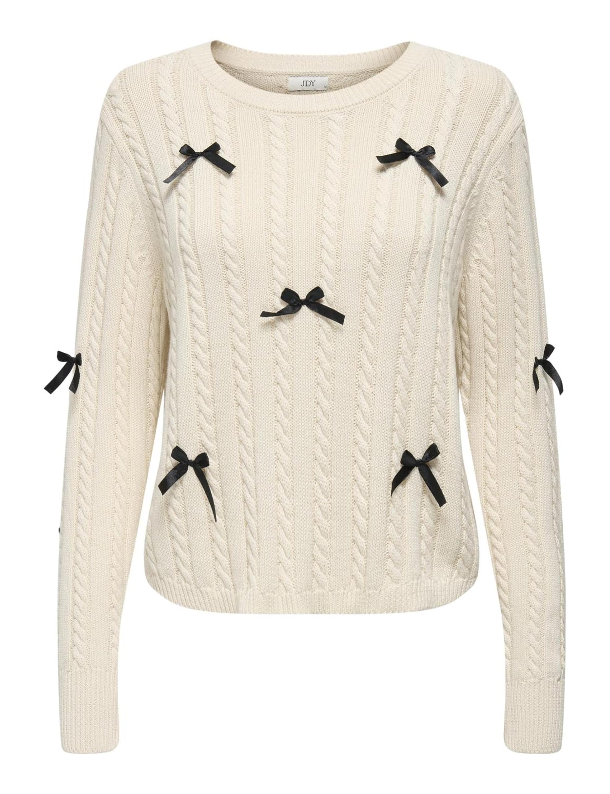 JACQUELINE de YONG Damen Jdybow L/S Oneck Cable Pullover KNT Noos Jdybow L/S Oneck Cable Pullover KNT Noos (1er Pack)