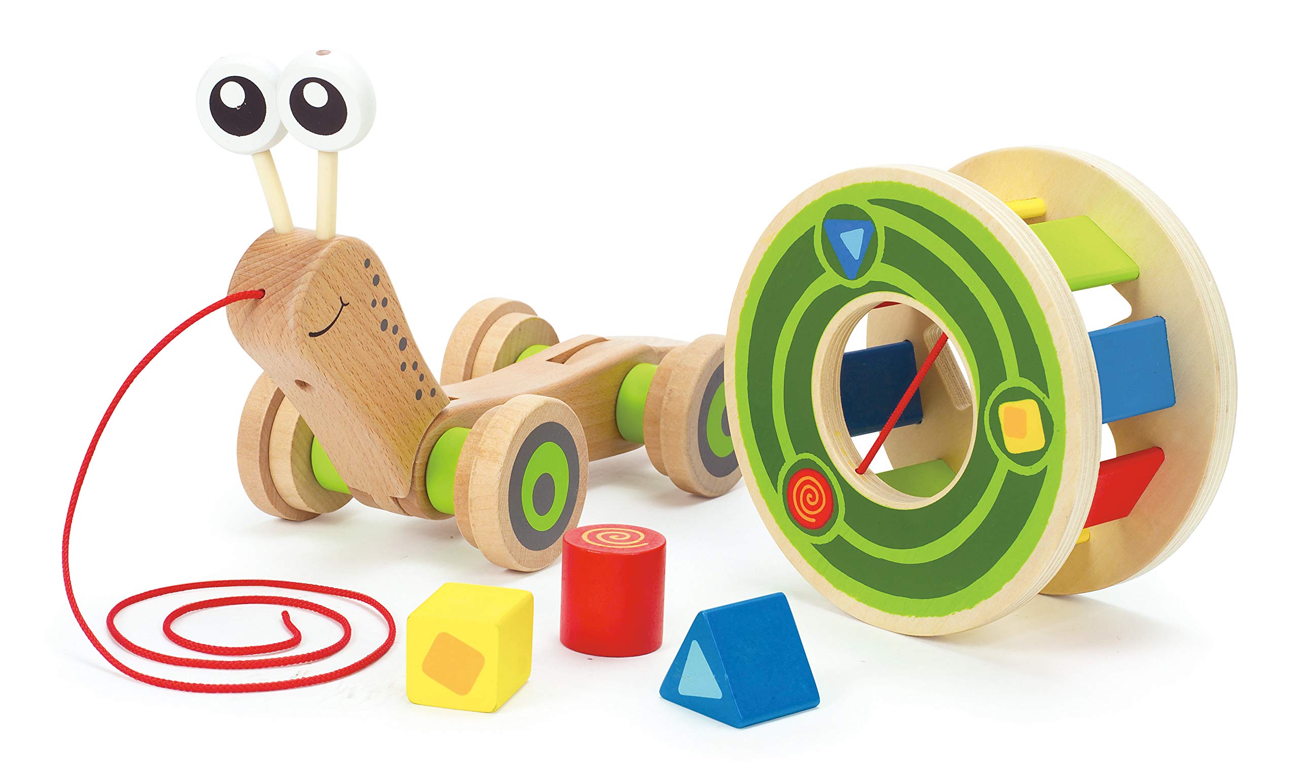 hape pull along snail