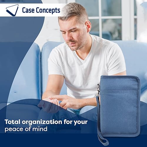 Miniatura 4 de Case Concepts - Estuche de suministros para diabetes - Estuche de almacenamiento portátil y organizador medidor de glucosa, insulina y accesorios -