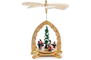 BRUBAKER Christmas Pyramid 12 Inches Nativity Play