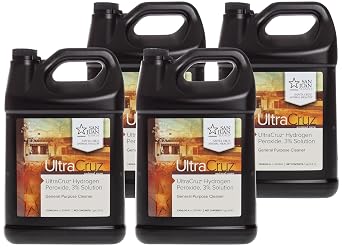 UltraCruz Hydrogen Peroxide, 3%, 4 x 1 Gallon