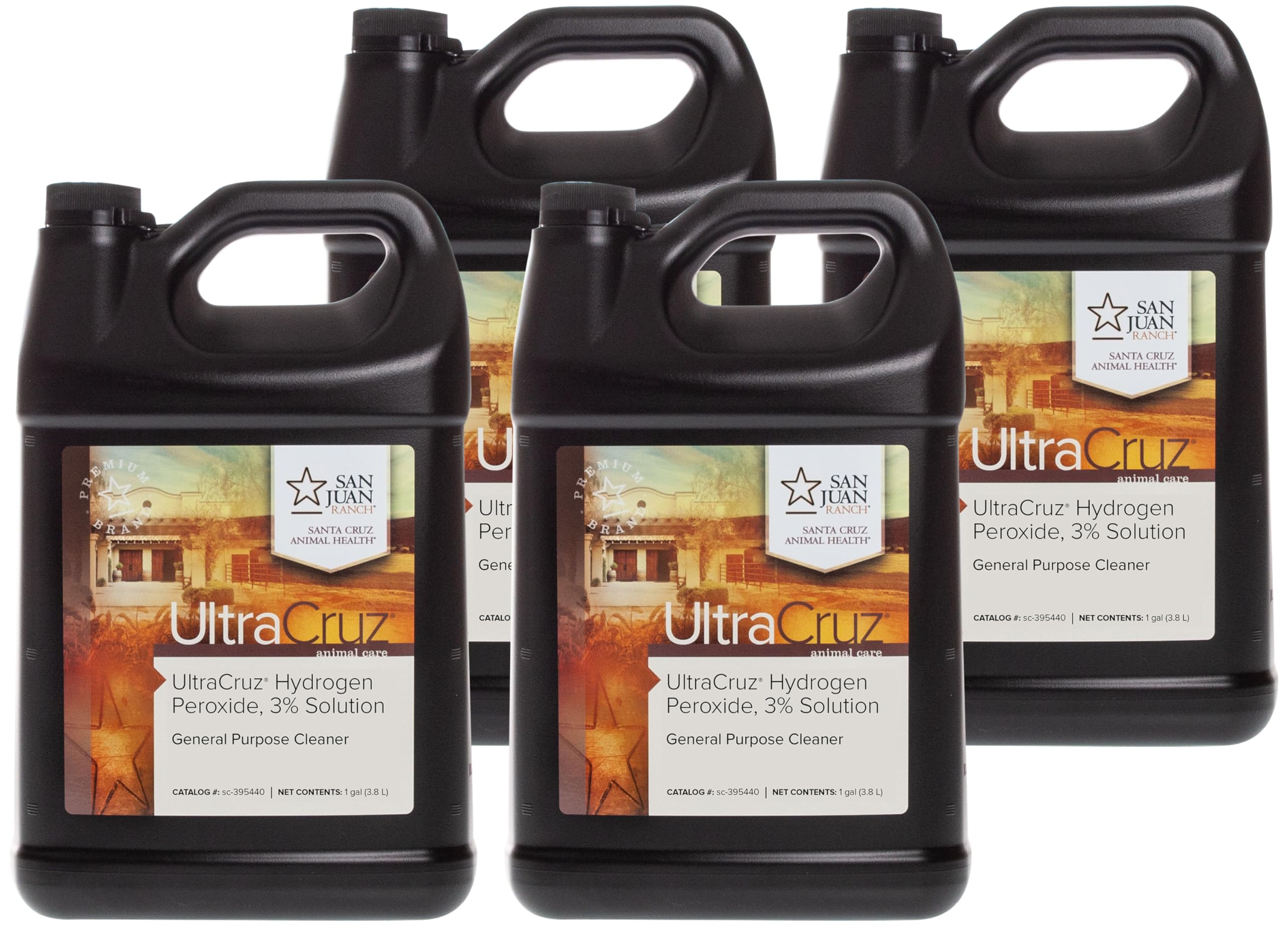 UltraCruz® Hydrogen Peroxide, 3%, 4 x 1 Gallon