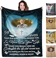 Vista 1 de MyPupSocks Manta Conmemorativa Personalizada con Foto, Manta de Simpatía Personalizada, Regalo Conmemorativo Personalizado para Pérdida de un Ser