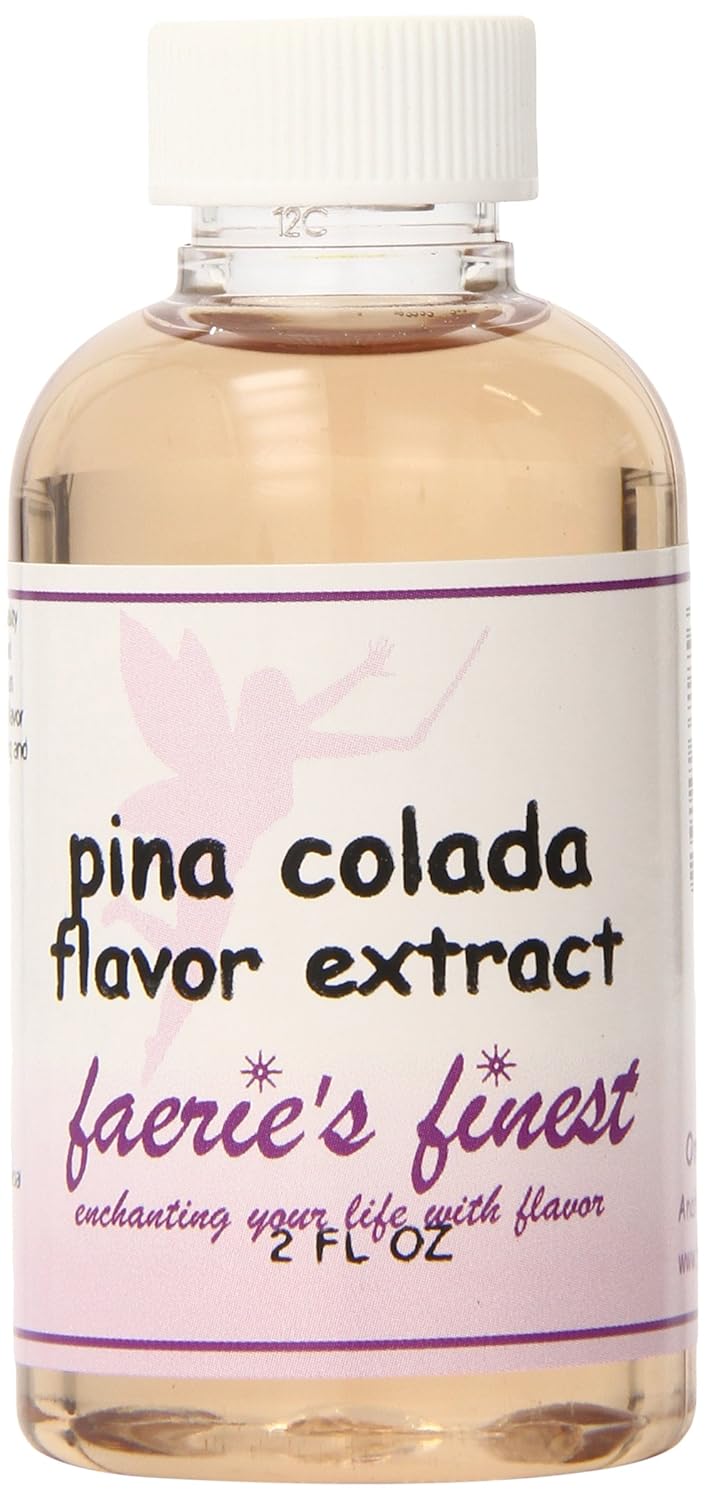 Faeries Finest Flavor Extract, Pina Colada, 2.0 Ounce