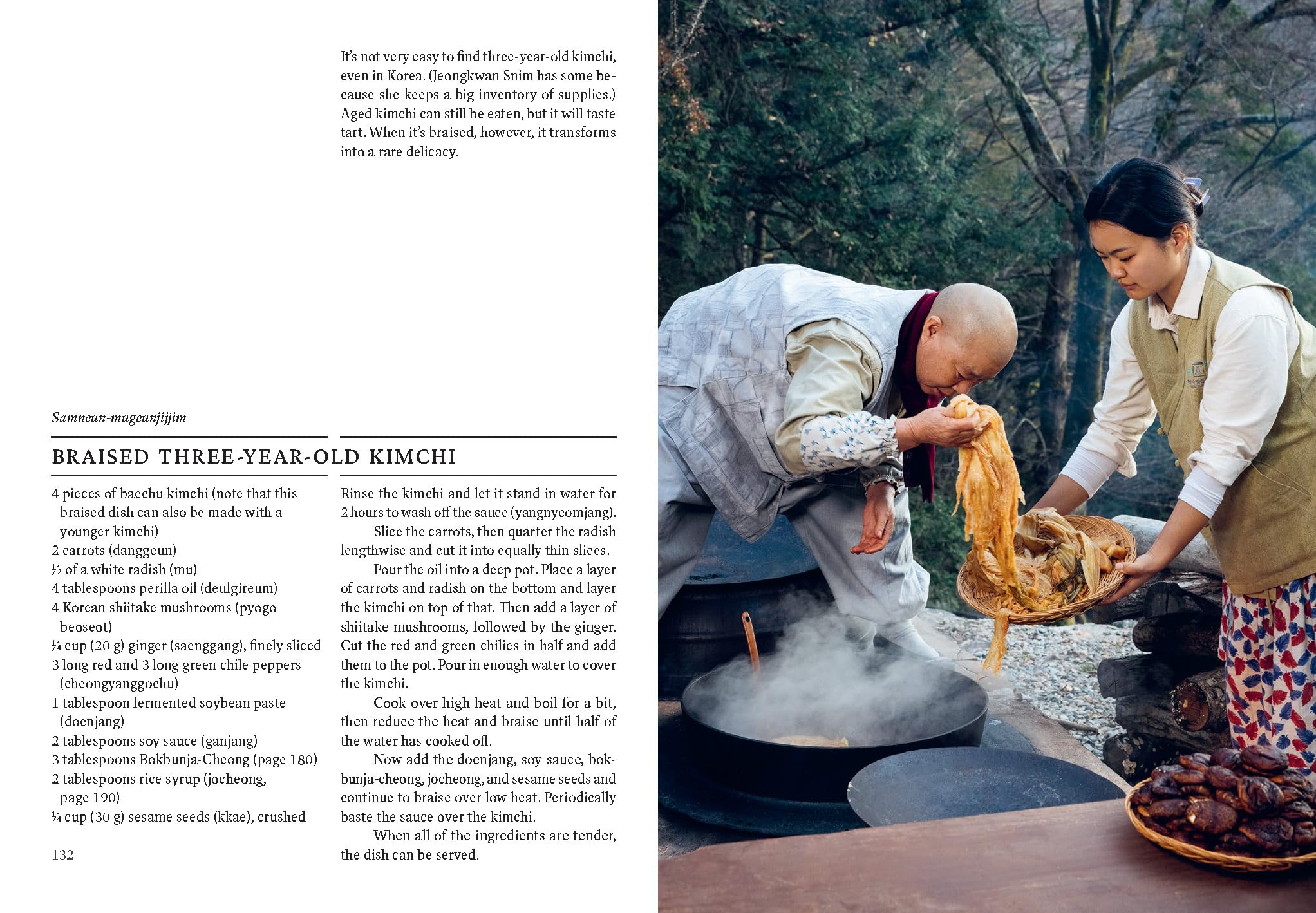 Korean Temple Cooking: Lessons on Life and Buddhism, with Recipes, the Life and Work of Jeongkwan Snim