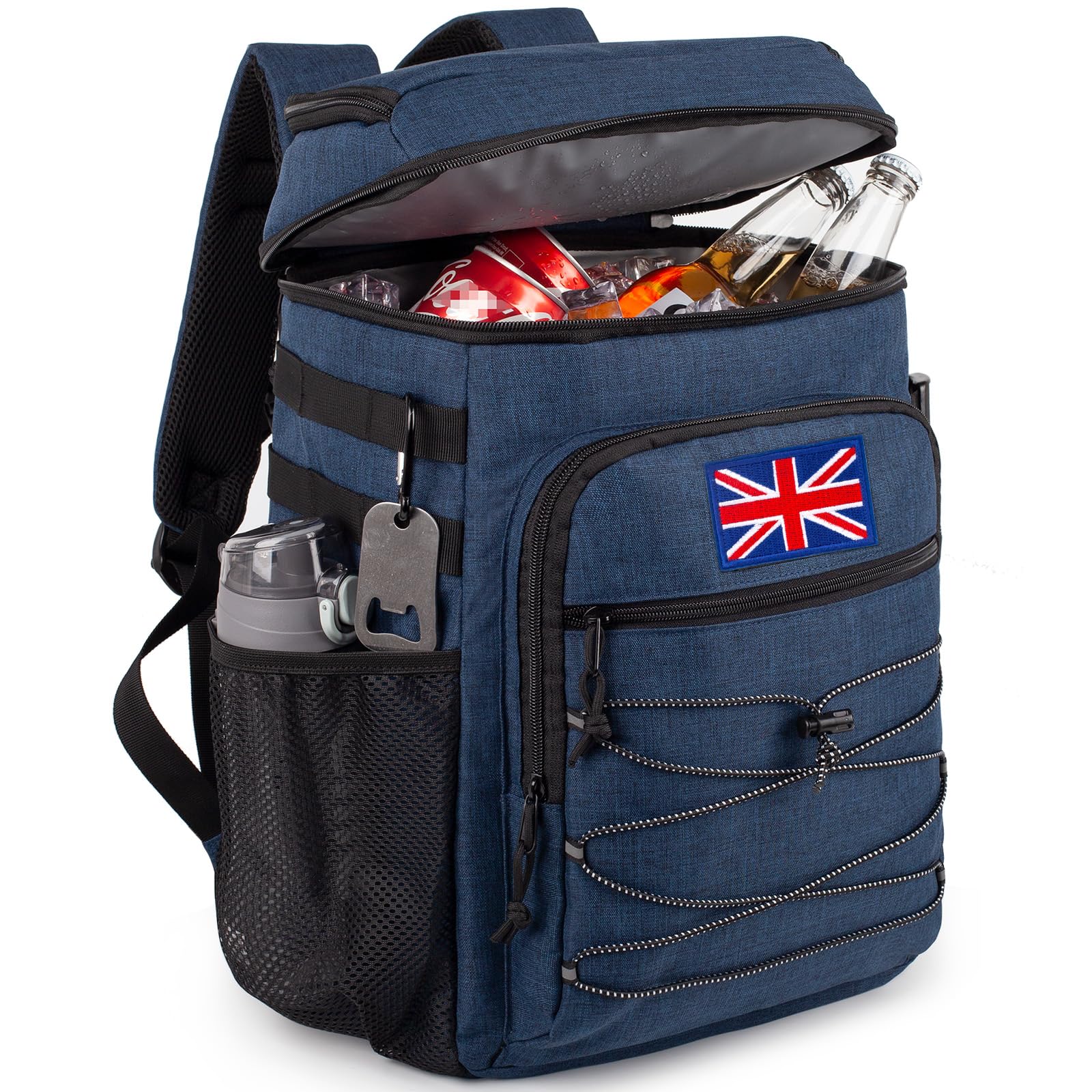 Tactical Backpack Cooler, 25L Cooler Insulated Leak-Proof, Heavy Duty Large Lunch, Waterproof Ice Chest Backpack for Men Women Adults Work Daytrip Camping Beach Hiking Accessories