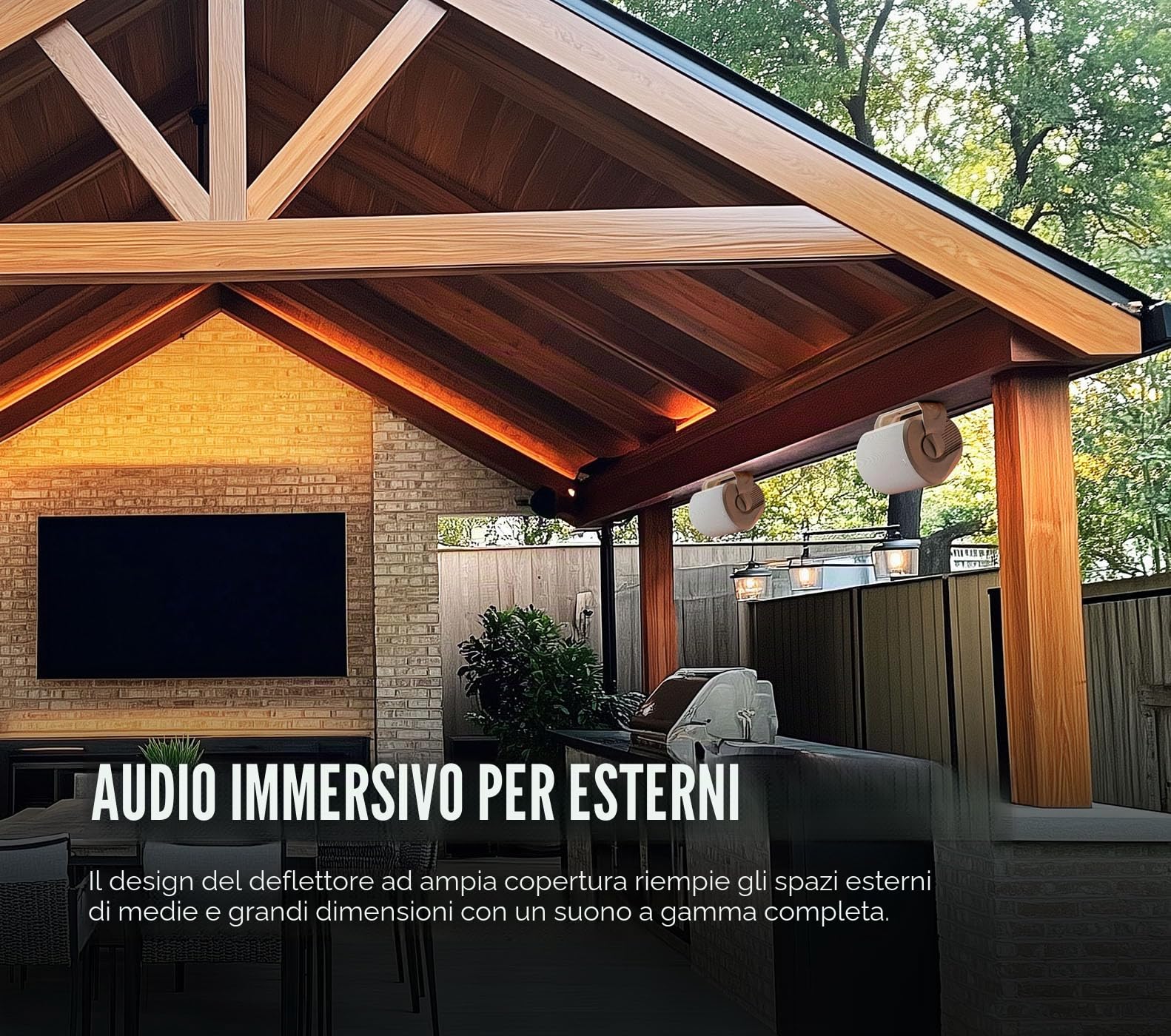 Polk Audio Diffusori da Esterno ATRIUM6, Colore Bianco
