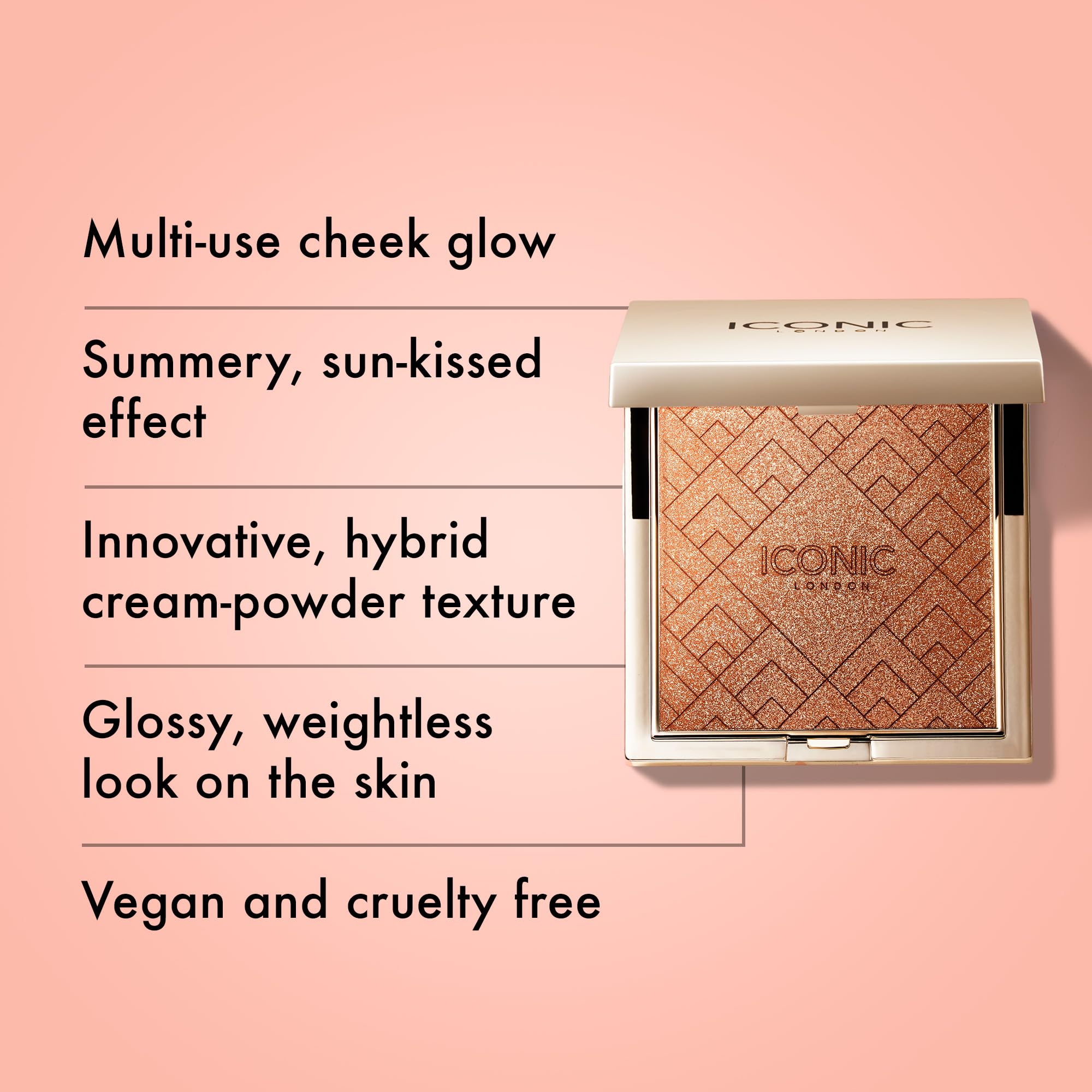 Kissed By The Sun – Date Night Bronzer by Iconic London for Women – 0,17 oz Makeup