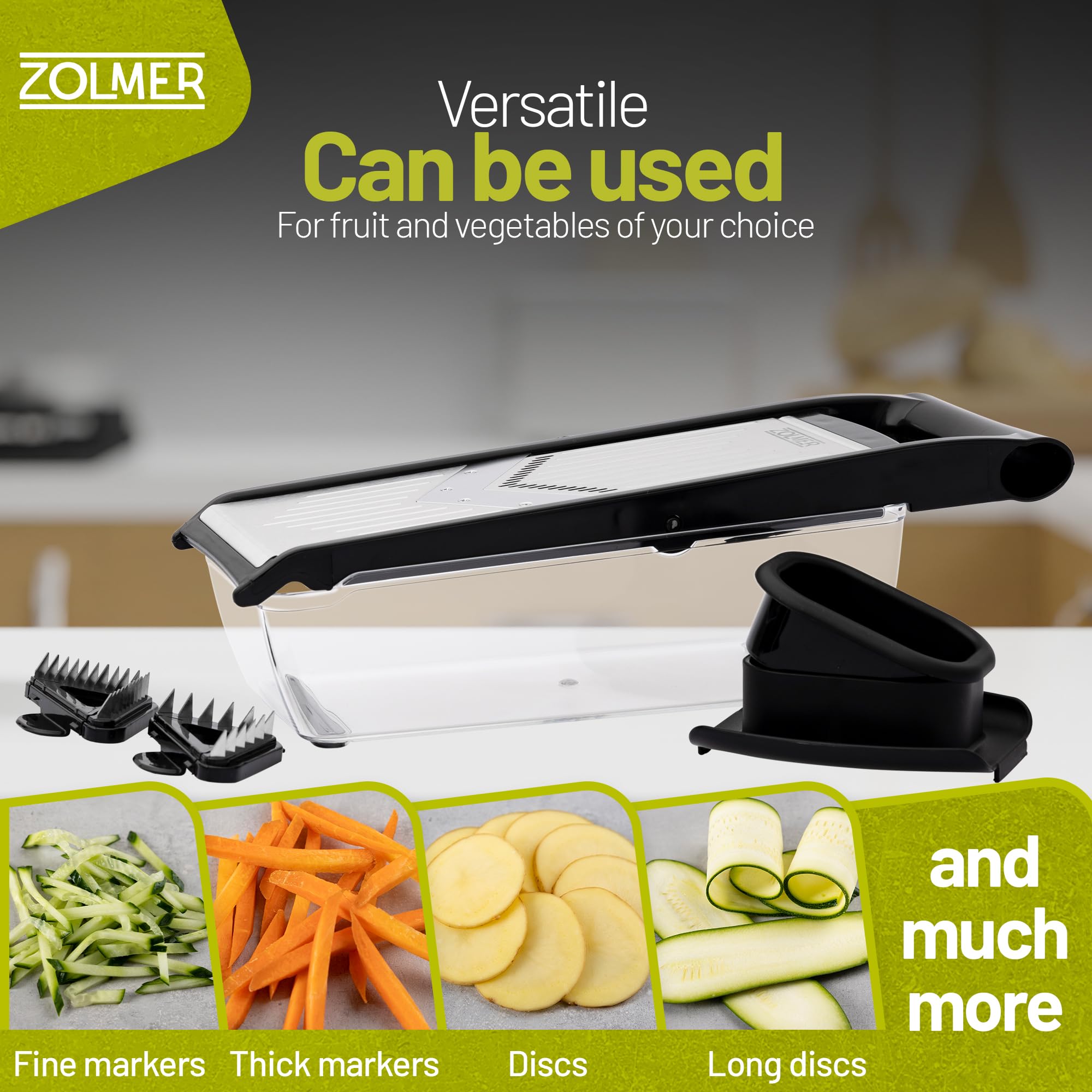 Amazon.com: Professional Mandoline slicer for kitchen - Adjustable