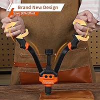 Vista 6 de HARDELL Rivet Nut Tool, 14" Rivnut Tool with 100 Pcs Rivet Nuts and 7 Metric & Inch Mandrels M6 M8 M10, 1/4-20, 5/16-18, 3/8-16, 10-24 and Rugged