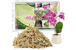 Sukh 5oz Premium Sphagnum Moss for Plants | Orchids, Terrariums, & Bromeliads
