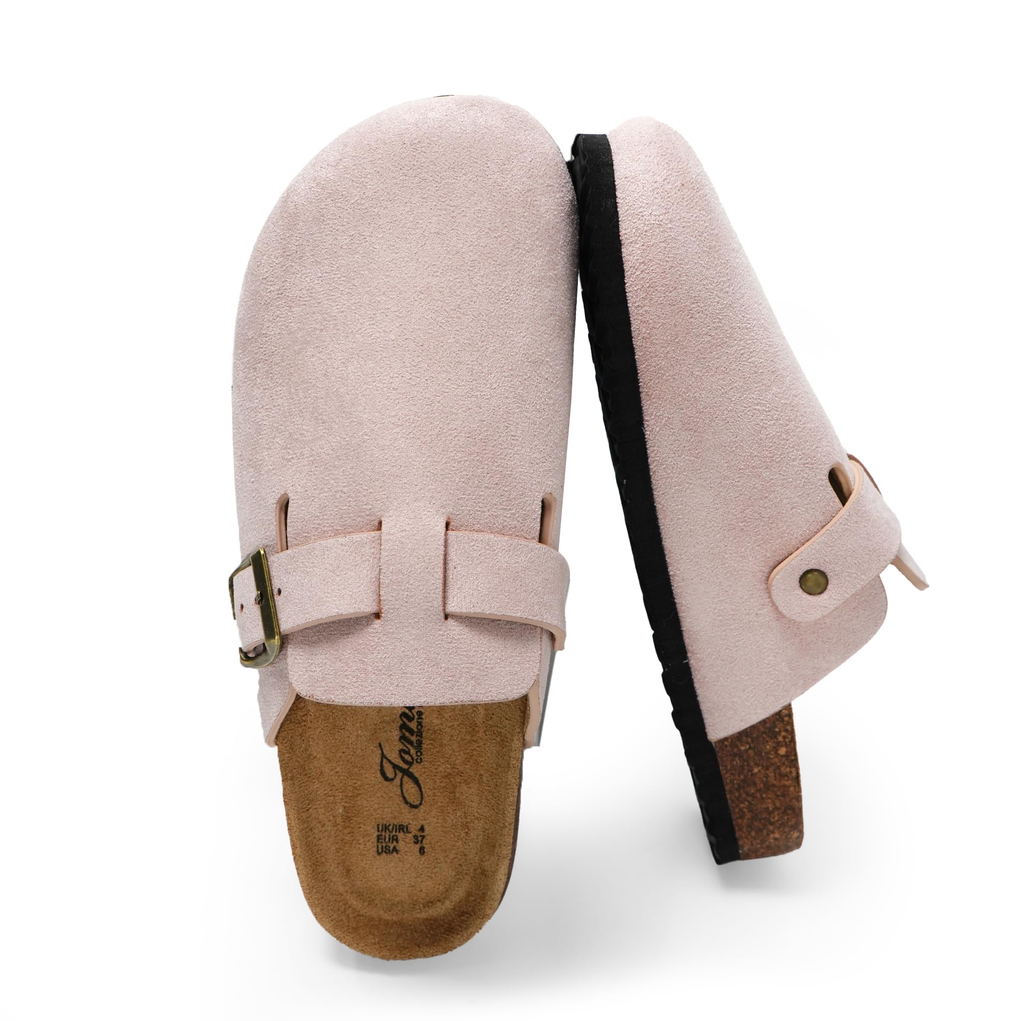 JOMIX Sabot Donna Eleganti Punta Chiusa Suola Sughero MD2438