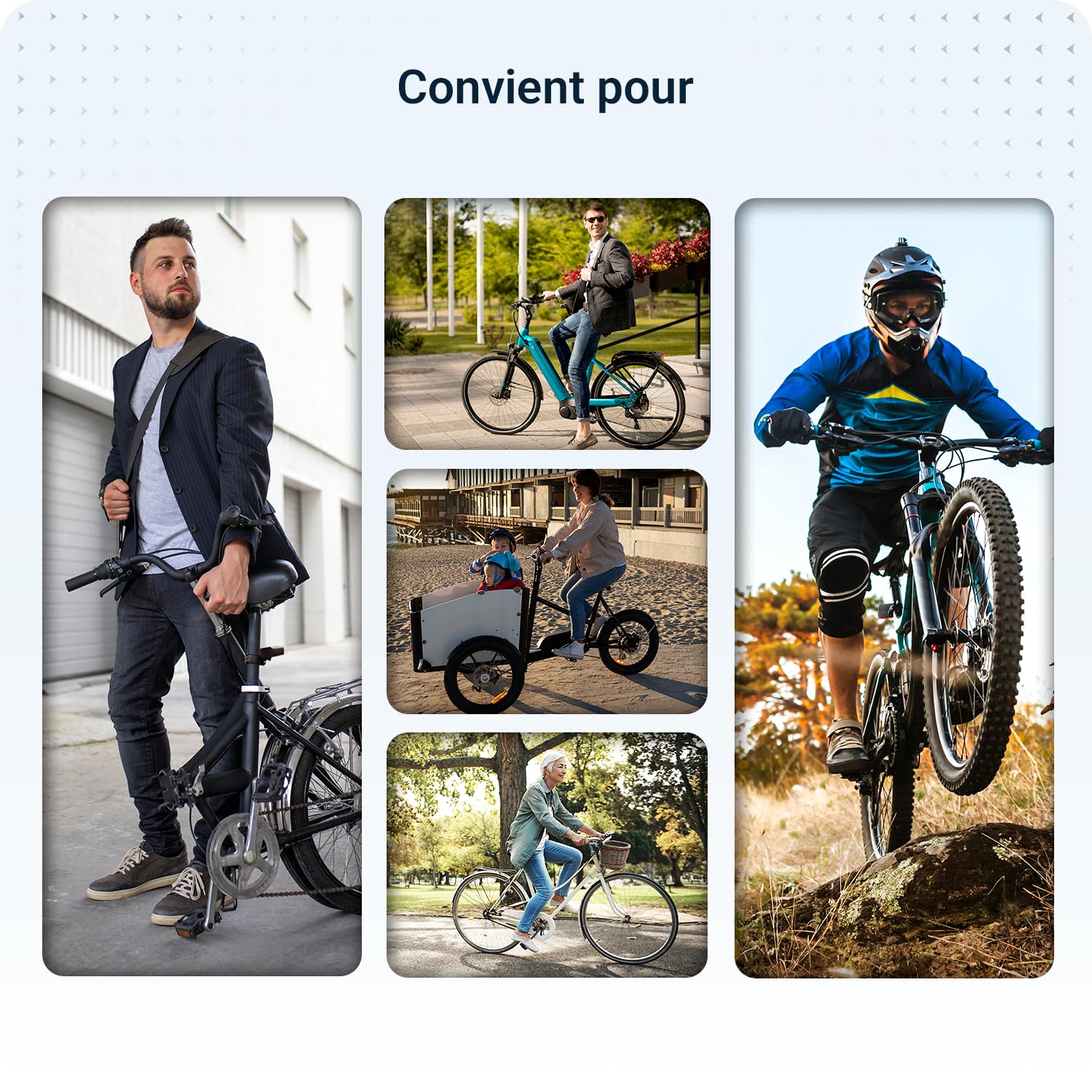 Tracker GPS PAJ Feu arrière vélo - Localisation 4G Temps réel Alerte Chute, Alarme vélo GPS étanche 20 Jours Autonomie