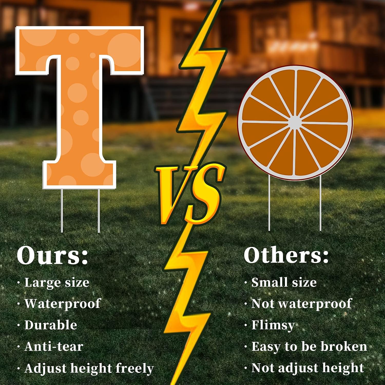 Whaline 16Pcs Halloween Yard Signs with 32Pcs Stakes Large Trick or Treat Lawn Signs Waterproof Plastic Spider Pumpkin Skull Outdoor Sign for Lawn Patio Yard Garden Decoration Supplies