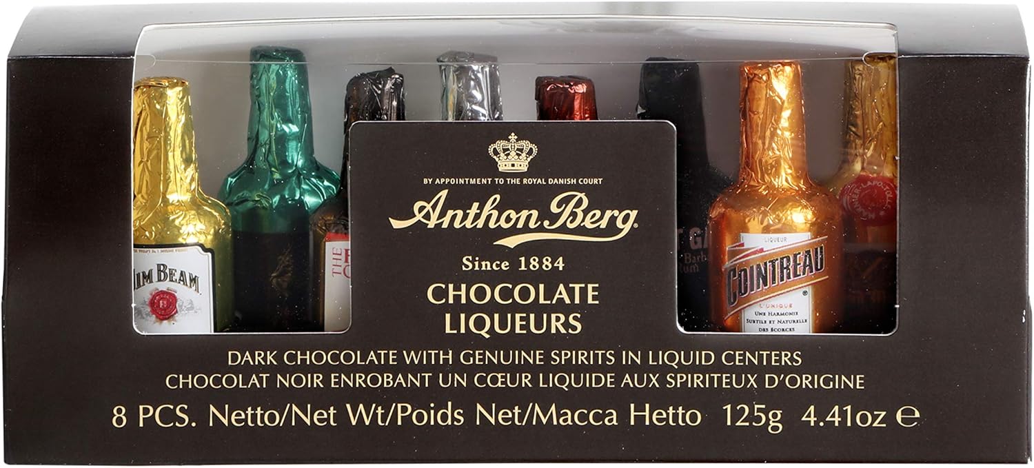 Anthon Berg Chocolate Liqueurs Famous Liqueur Brands 8 bottles