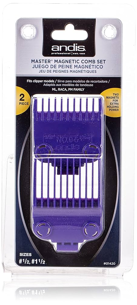 Andis master コードレス マグネットガード 充電スタンド付き 箱無し Amazon.com : Andis 01420 Master Clipper Magnetic Comb Set