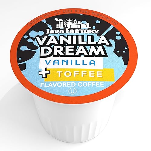 Miniatura 3 de Java Factory Cápsulas de café con sabor a vainilla compatible con cafeteras K Cup incluyendo 2.0, Vanilla Dream, 40 unidades