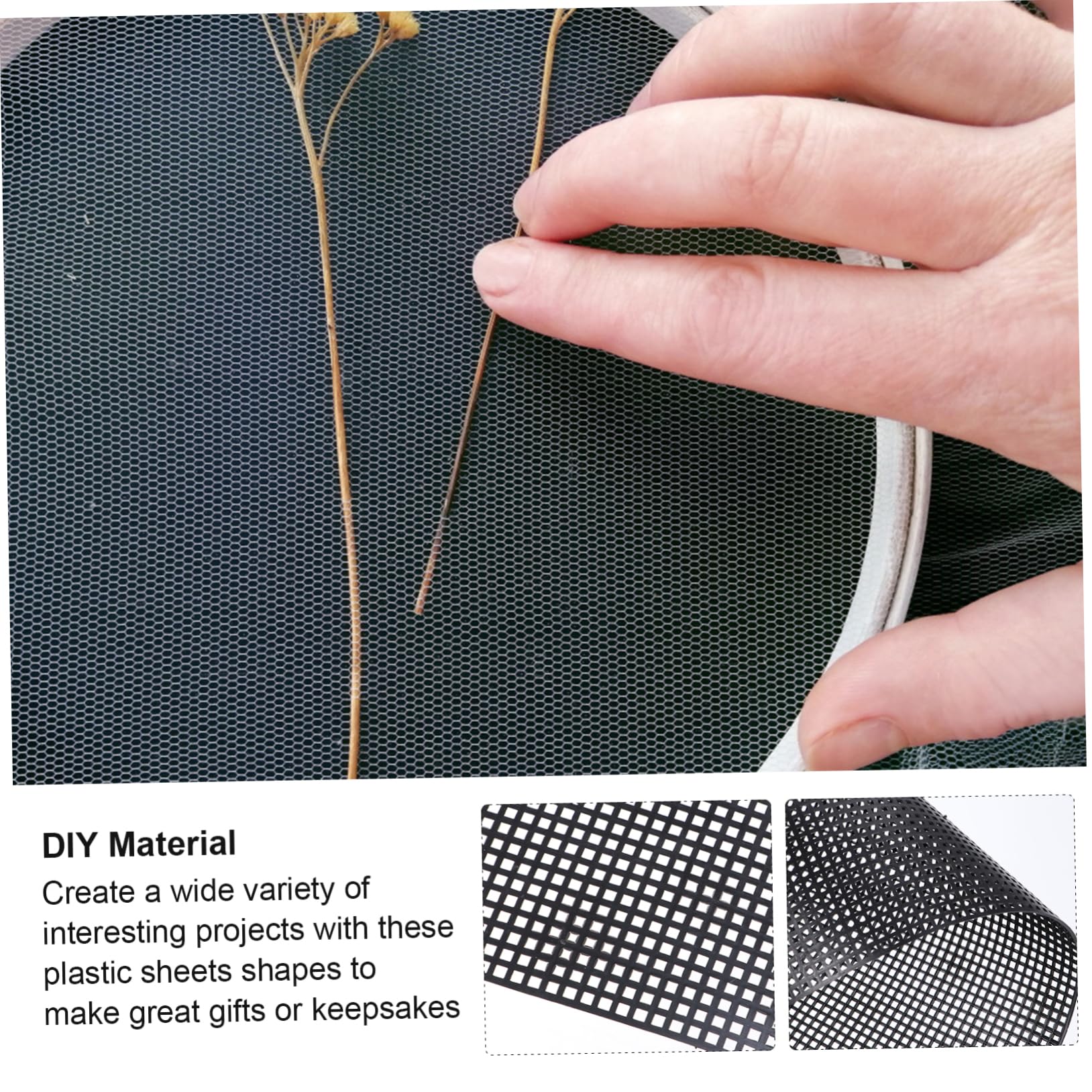 ARTIBETTER 5pcs Sheet Plastic DIY Mesh Sheet for Crafting Crochet and Embroidery Projects Sturdy and Durable Material Easy to Cut for