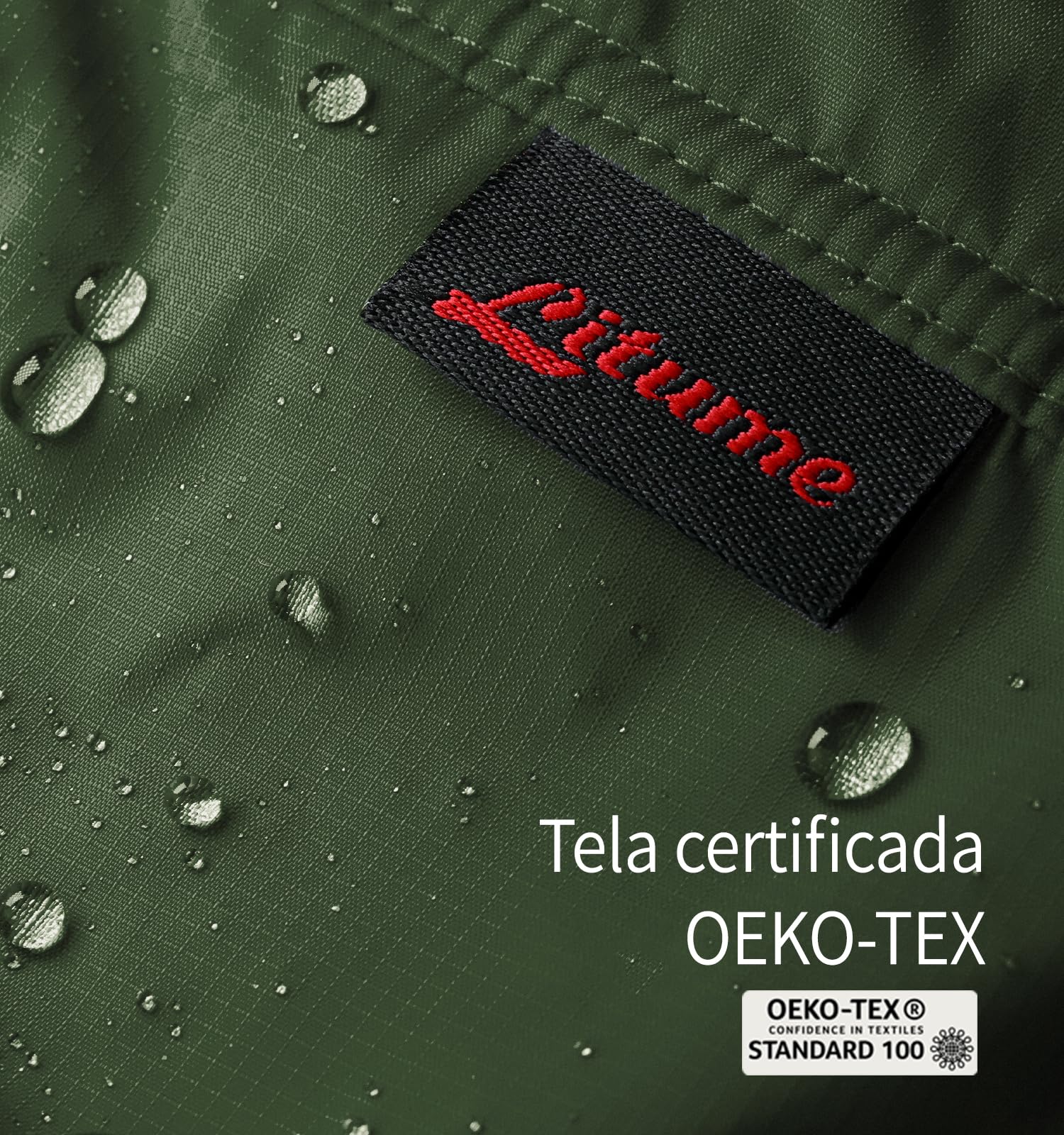 Litume Saco de Vivac Funda para Saco de Dormir – Impermeable, Estilo Momia, Compacto y Ultraligero, Refugio para Trekking, Bushcraft y Supervivencia al Aire Libre