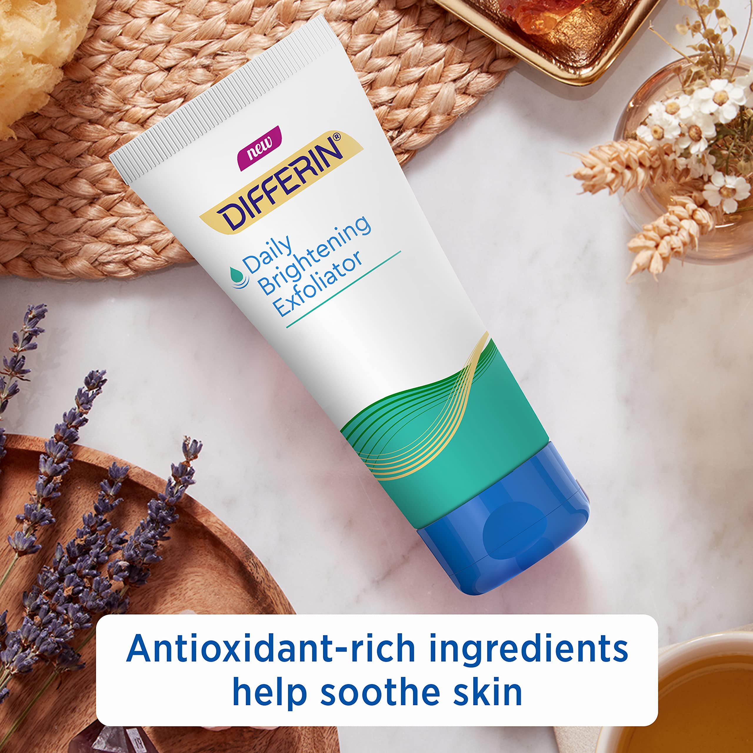 Buy Differin Face Scrub Daily Brightening Exfoliator, Improves Tone and