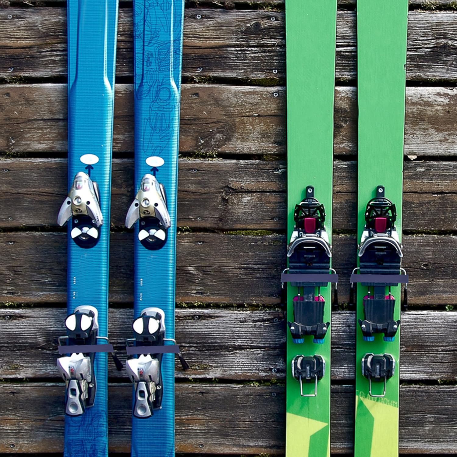 Band de Frein de Ski, 32pcs Retenues de Freins de Snowboard Bande de Caoutchouc